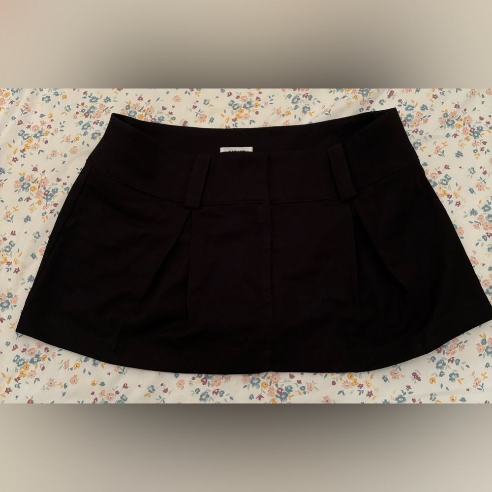 Garage Black Mini Skirt/Skort